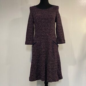 Talbots Tweed Dress | Tailored Textured Knit | Work Office Preppy | Size 12P